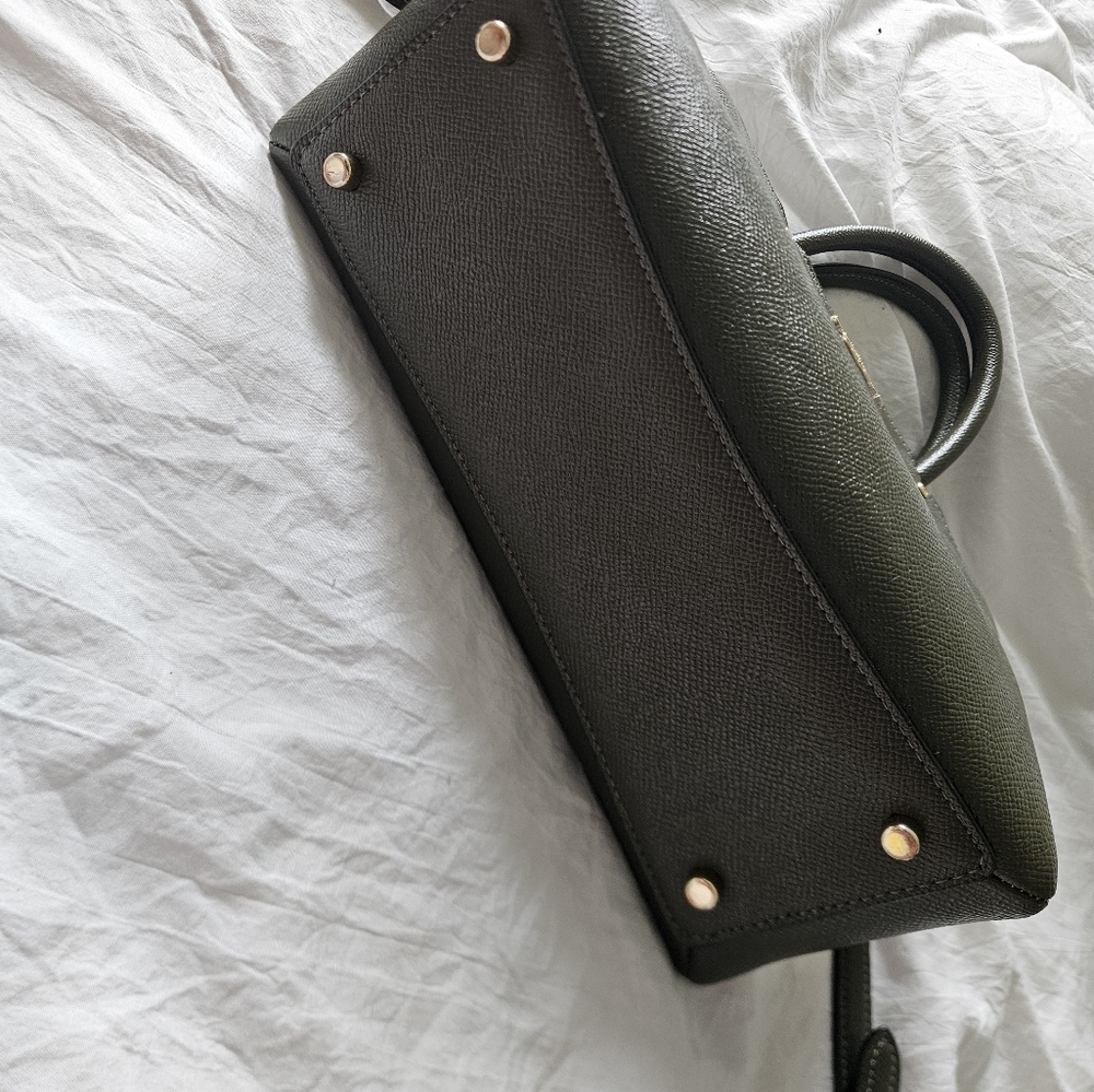 Coach Olive Green Leather Handbag - Picture 7 of 11